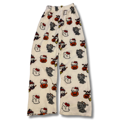 Halloween Spooky White Hello Kitty Pyjama Bottoms