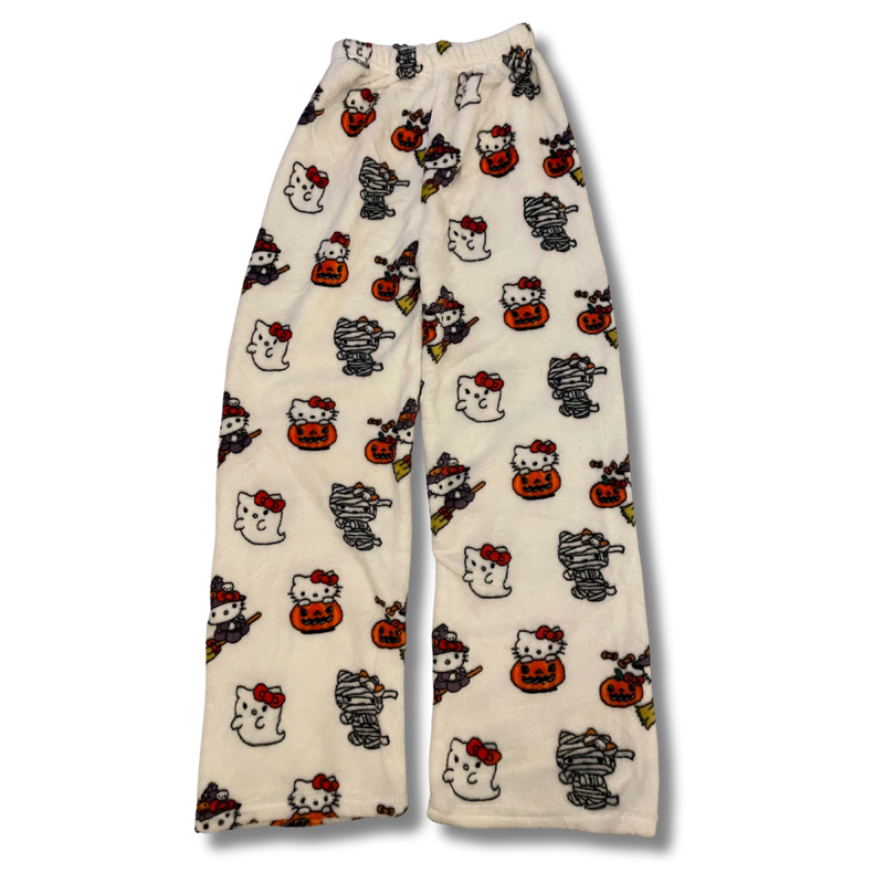 Halloween Spooky White Hello Kitty Pyjama Bottoms