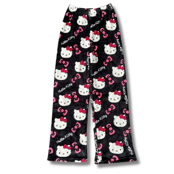 Black Hello Kitty Pyjama Bottoms