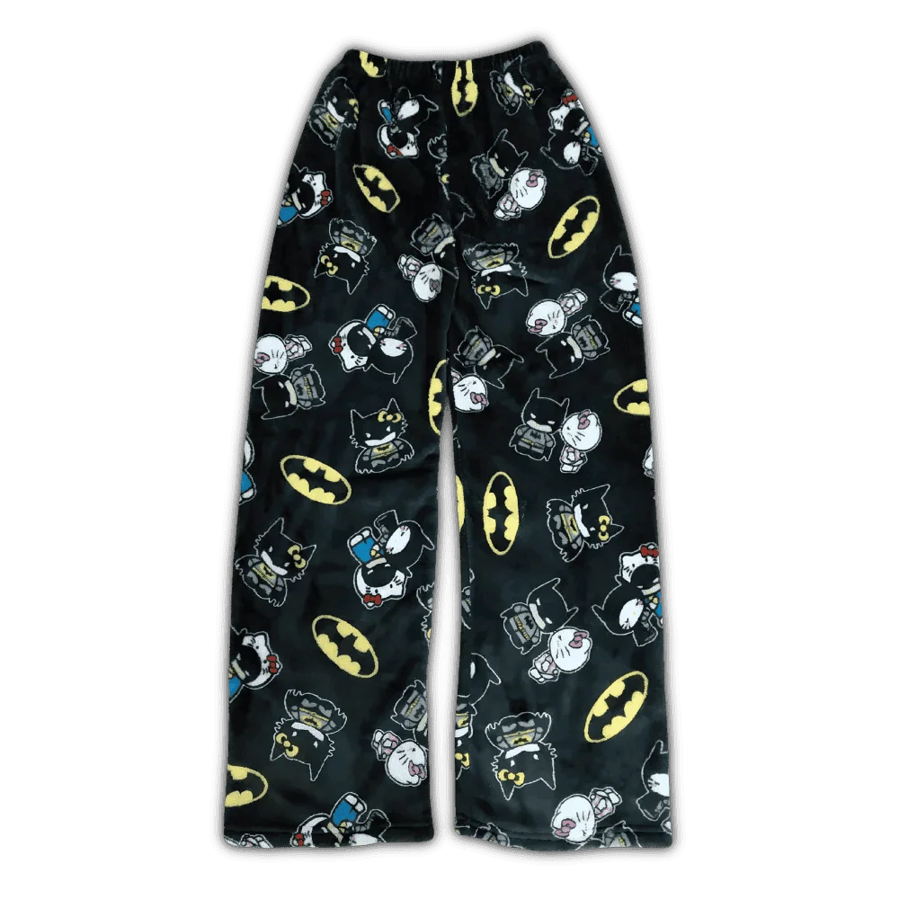 Black Batman Hello Kitty Pyjama Bottoms