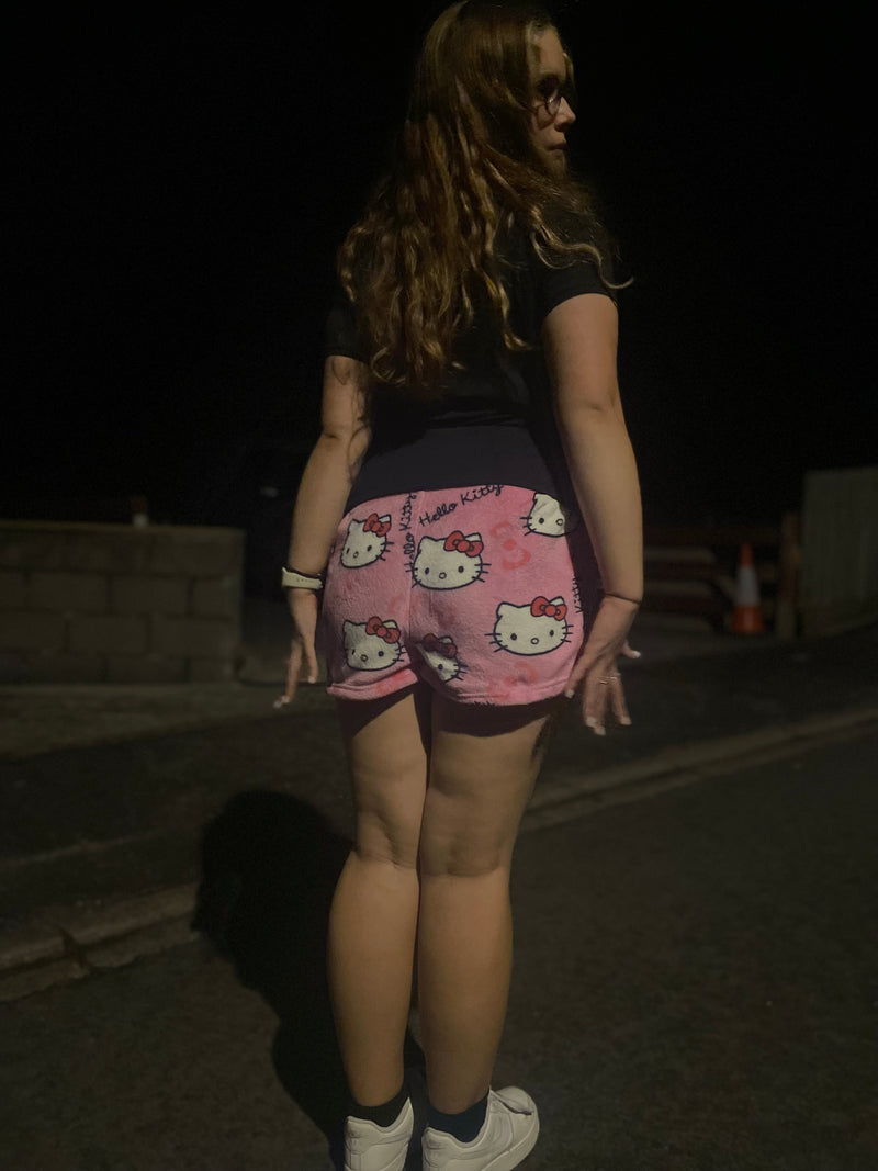 Hello Kitty Hot Pink Pyjama Shorts